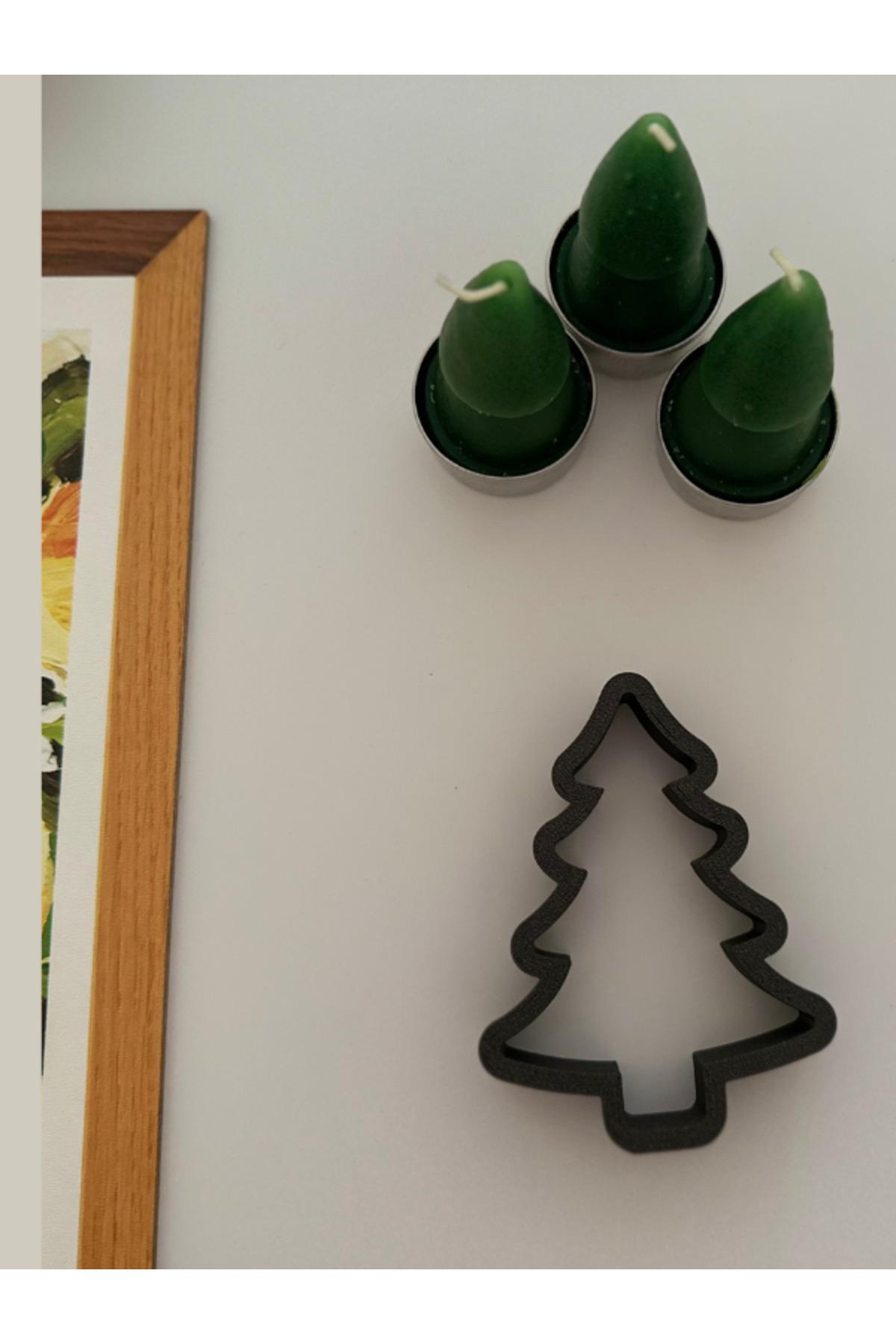 Christmas 5li Kurabiye Kalıbı Hamur Şekillendirici Yılbaşı