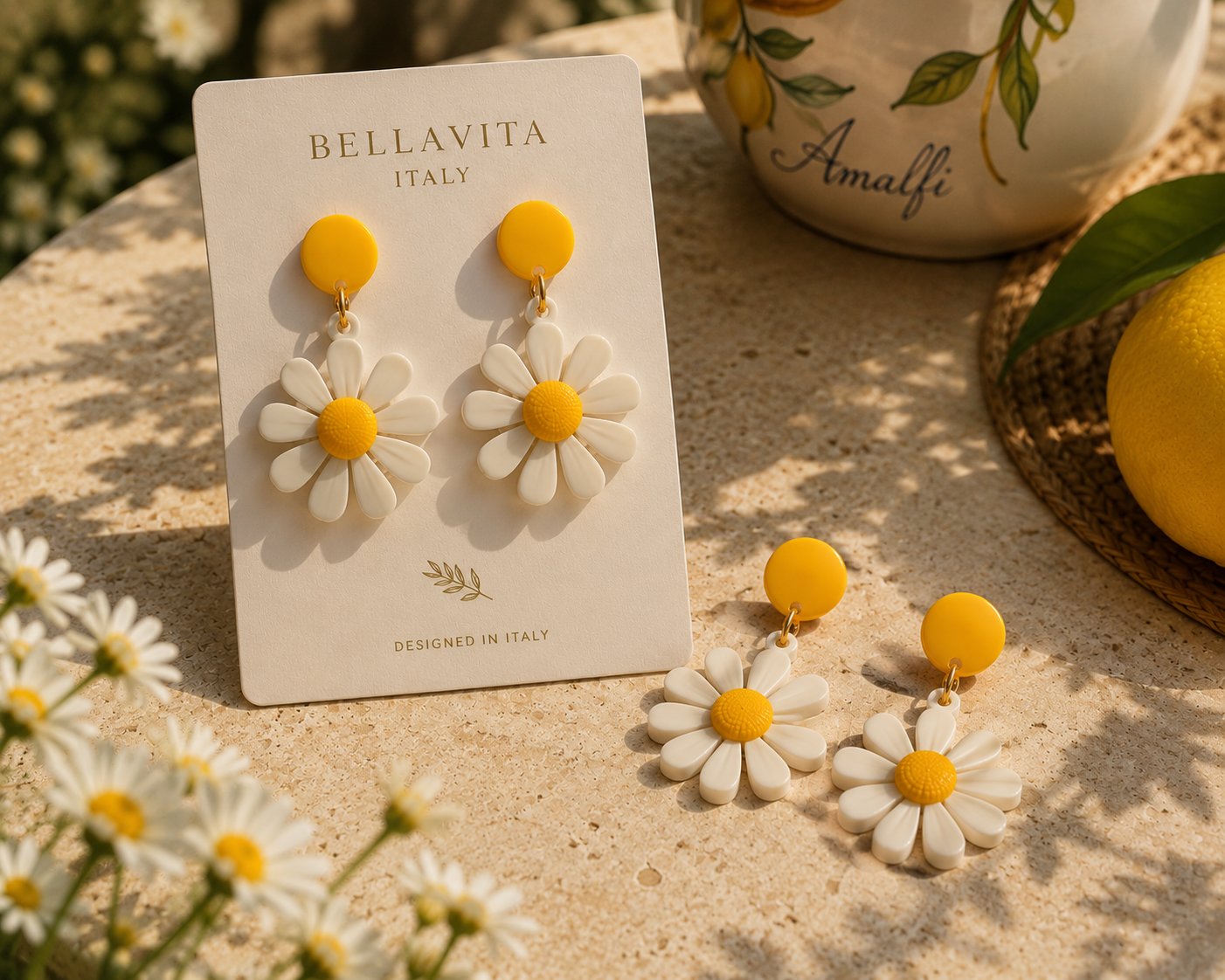 Daisy Bloom – Papatya Sallantılı Küpe 