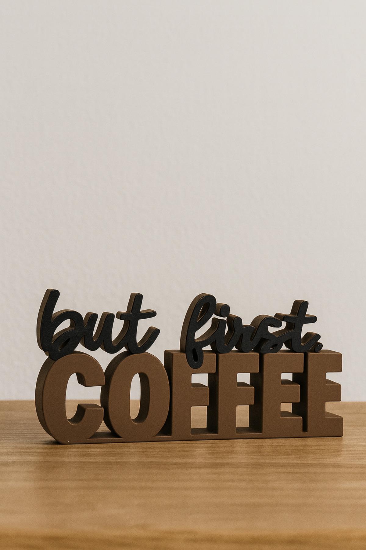 Dekoratif Kahve Köşesi Figürü - Kahve Köşesi - Coffee Corner 20cm