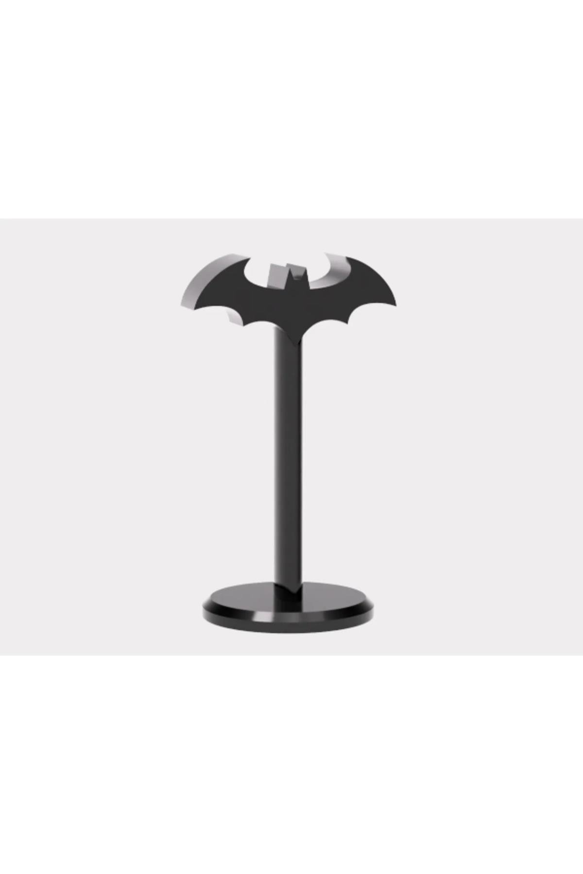 Gamer Kulaklık Standı - Batman Dekoratif Kulaklık Tutucu Siyah 22 Cm