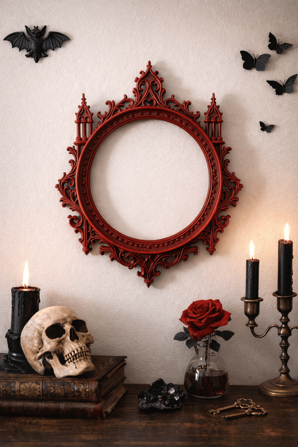 Gotik Oval Çerçeve , Dekoratif Ürün