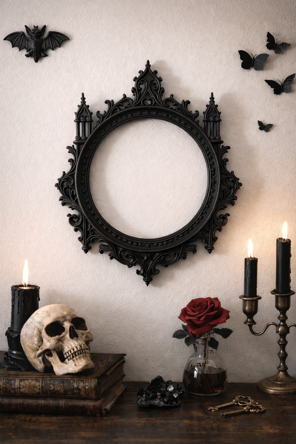 Gotik Oval Çerçeve , Dekoratif Ürün