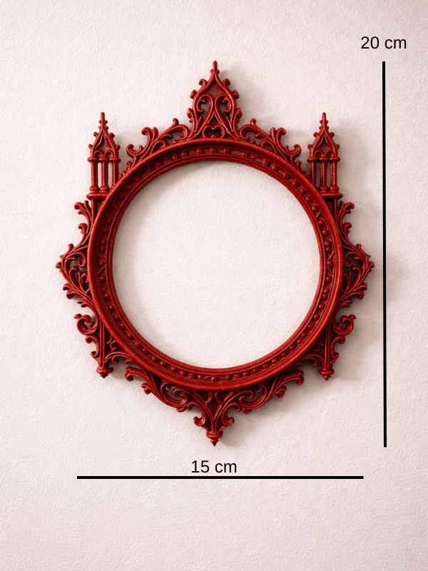 Gotik Oval Çerçeve , Dekoratif Ürün