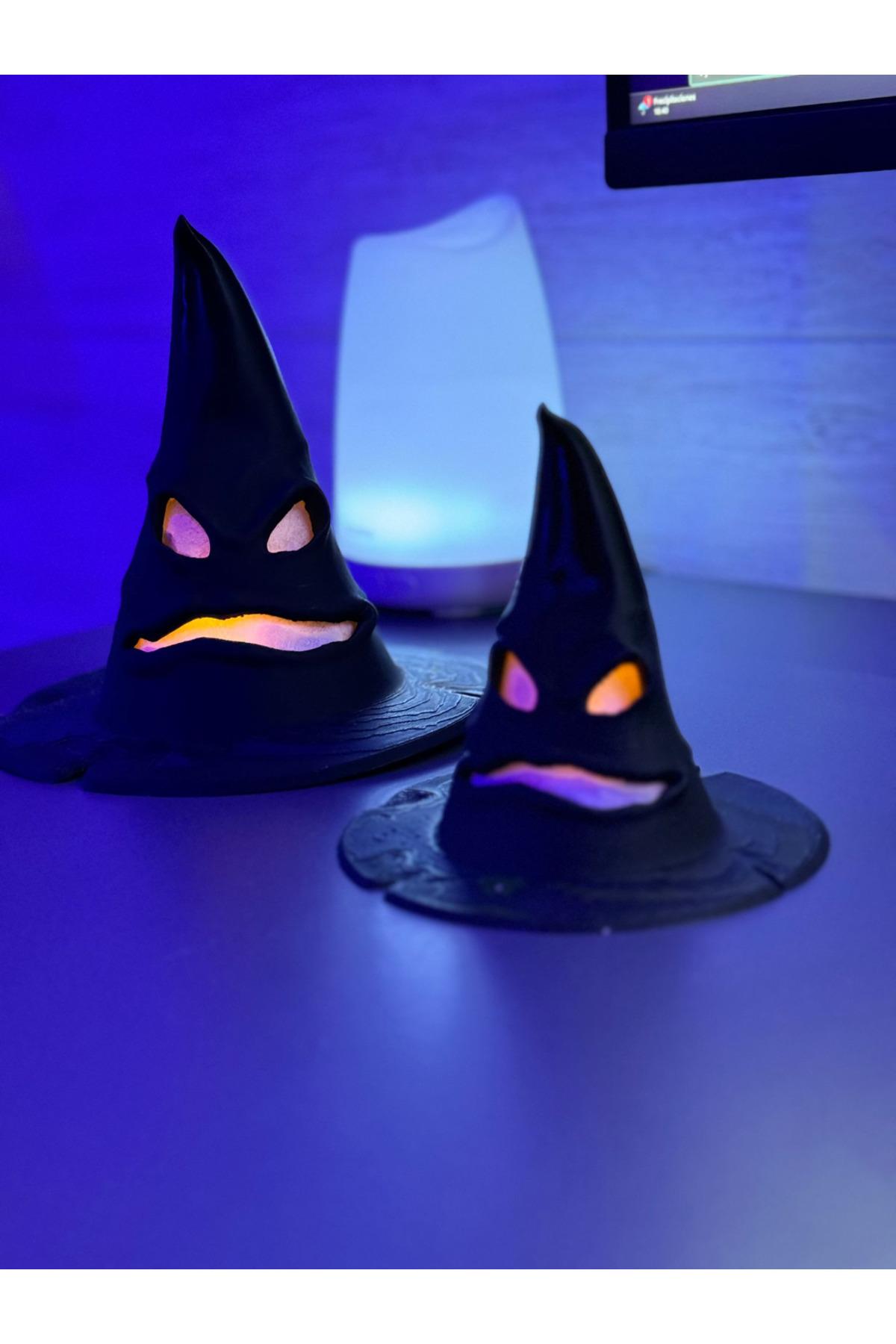 Halloween Şapkası , Cadılar Bayramı - 1 Adet 10 cm , 1 Adet 15 cm