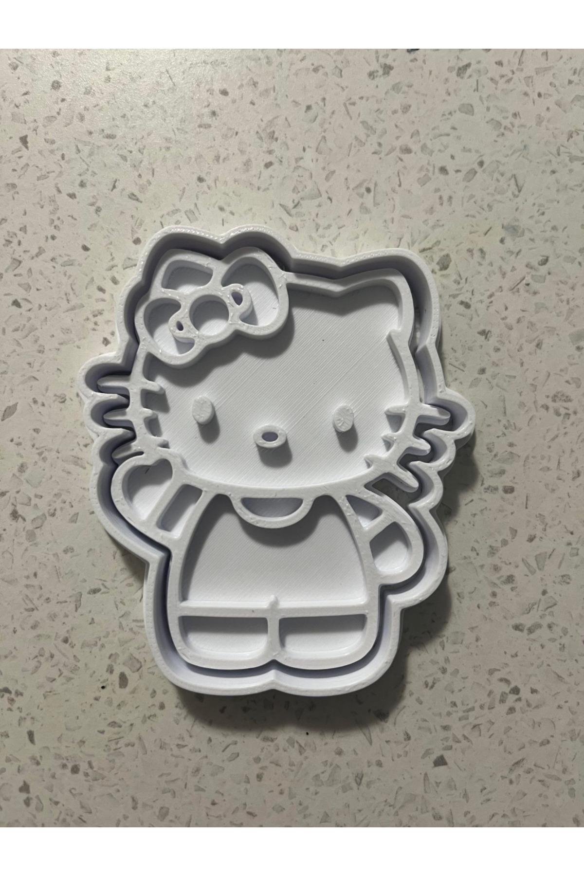 Hello Kitty Kurabiye Kalıbı Kesici Şekillendirici