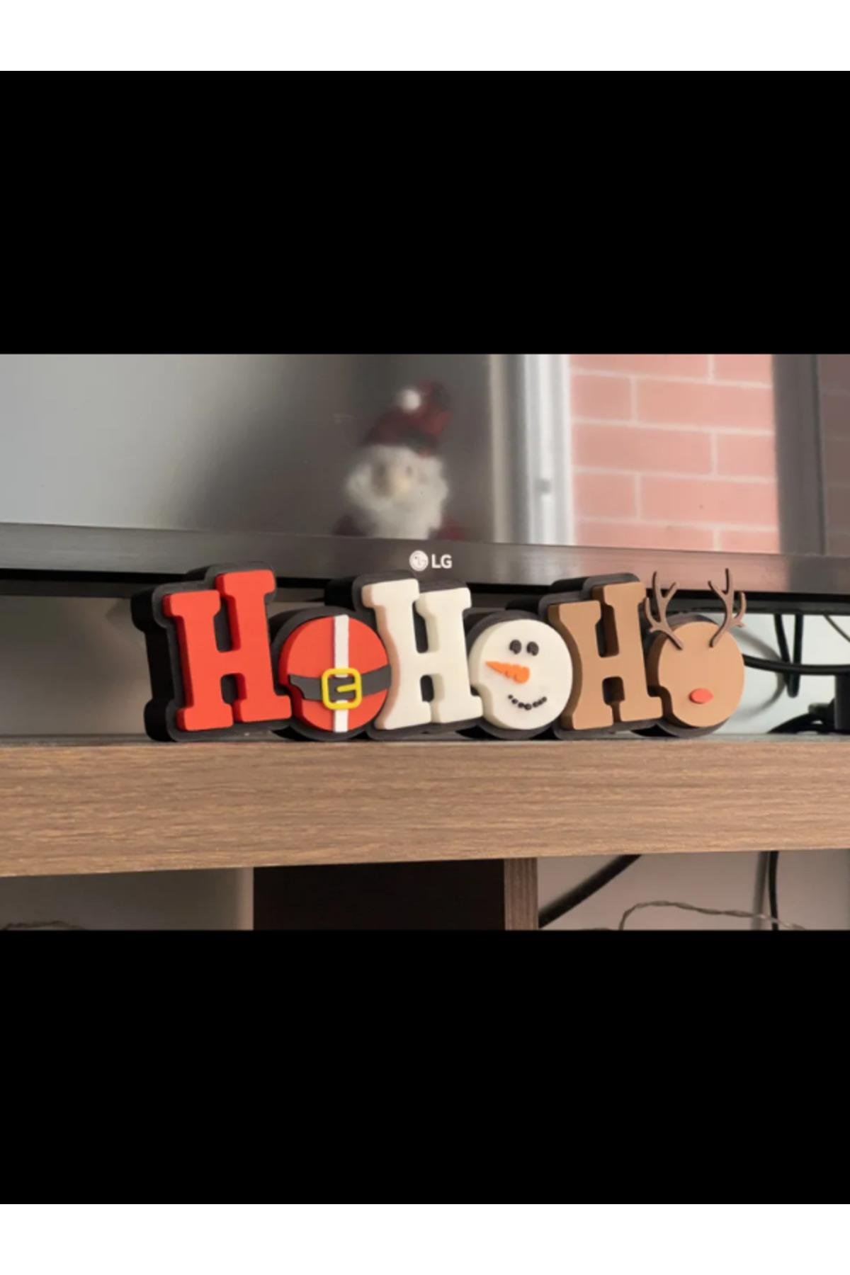 Hohoho Yılbaş Figürü Dekoratif Süs - 15cm - Plastik