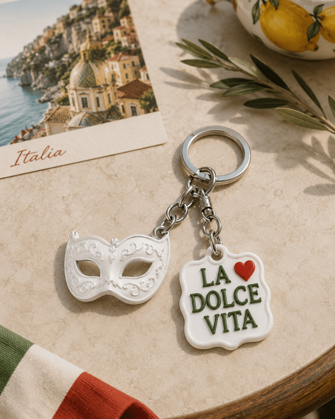 Italian Summer Bag Charm / Italya Çanta Çarmı - Anahtarlık