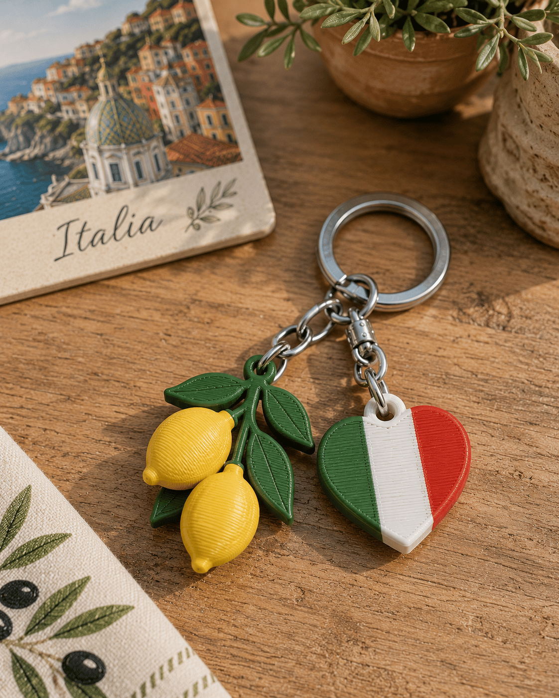 Italian Summer Bag Charm / Italya Çanta Çarmı - Anahtarlık