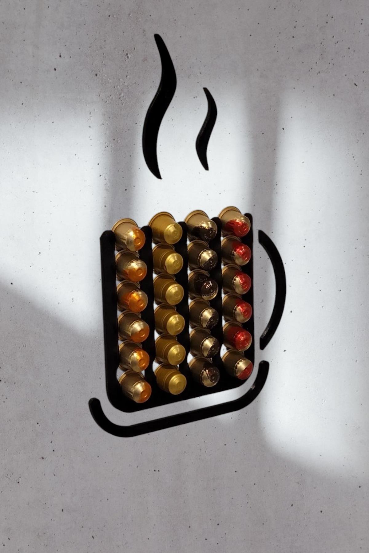 Kapsül Kahve Tutucu Düzenleyici Organizer Kahve Bardağı Model Nespresso