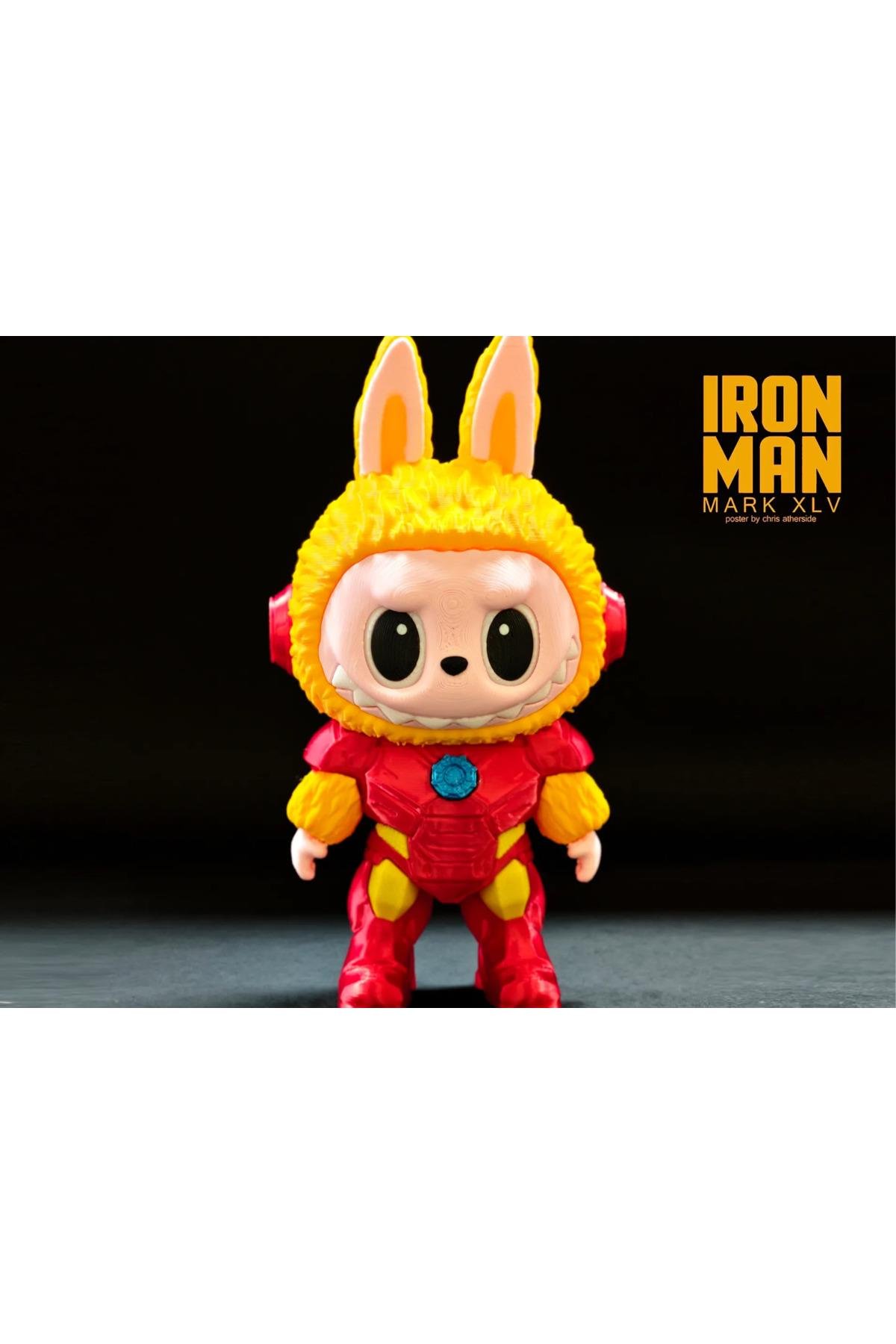 Labubu Figür - Demir Adam Labubu Iron Man