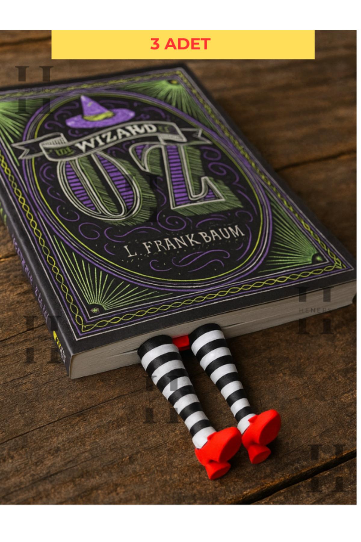 Oz Büyücüsü Kitap Ayracı - 3 Adet Farklı Renk