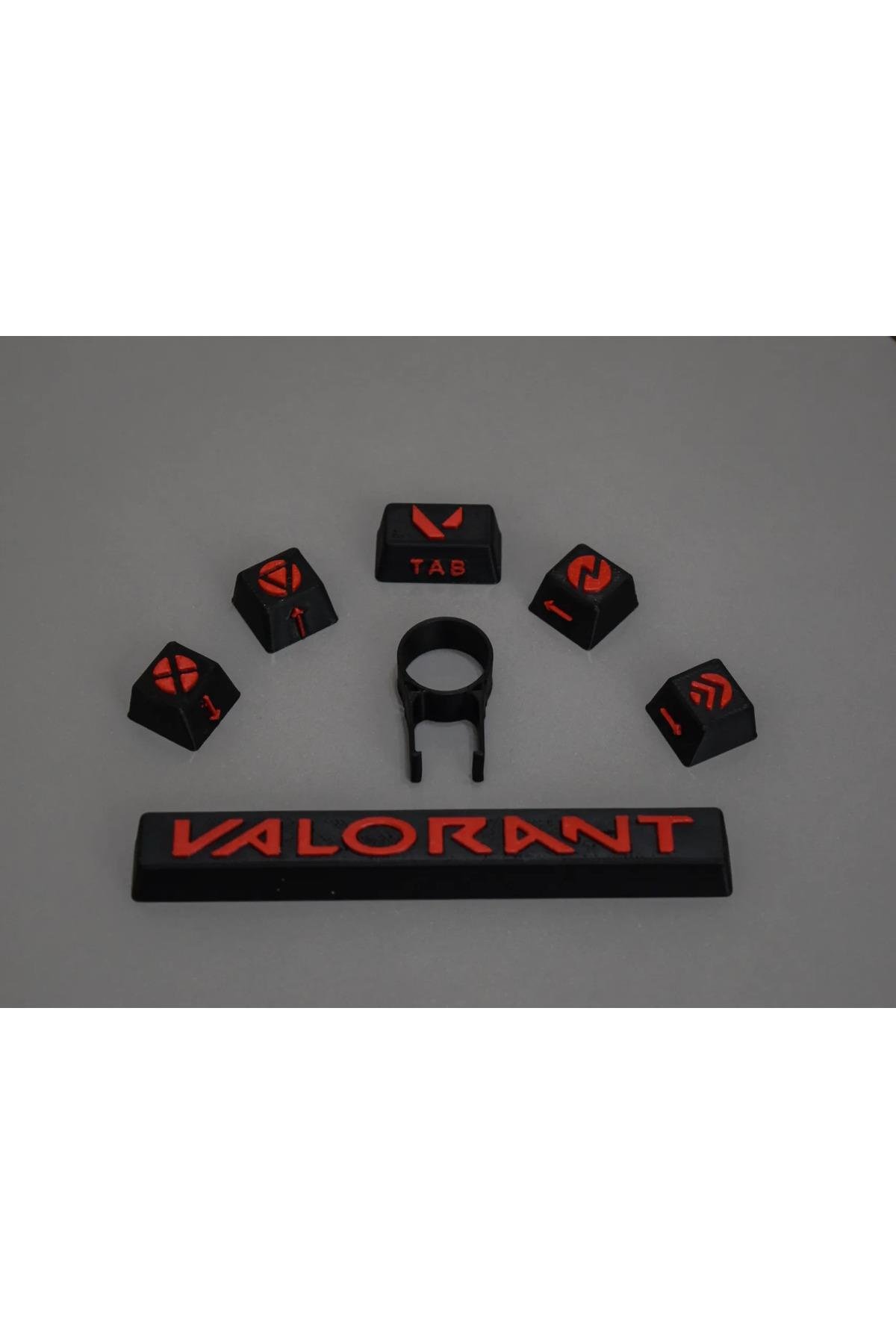 Valorant Keycaps Mekanik Klavye Tuşu - 6 Adet
