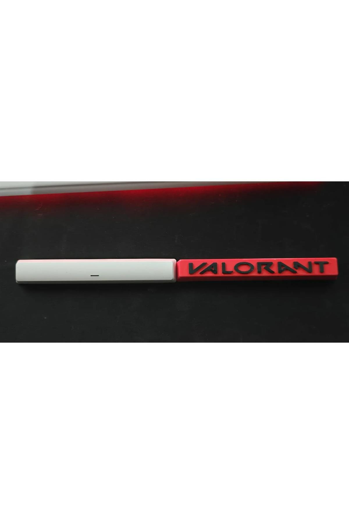 Valorant Keycaps Mekanik Klavye Tuşu - 6 Adet - Kırmızı