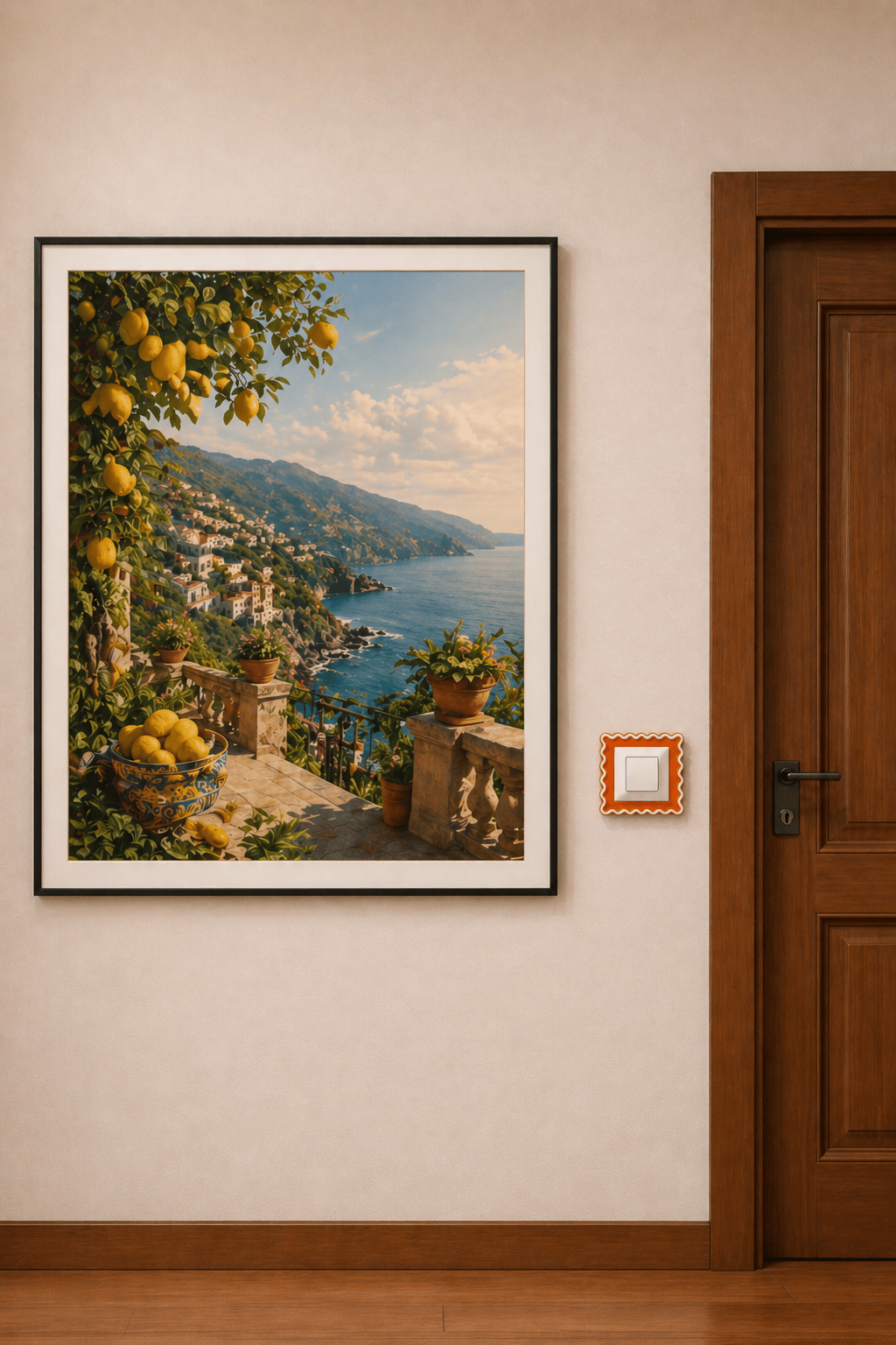 Wavy Renkli Priz Çerçevesi