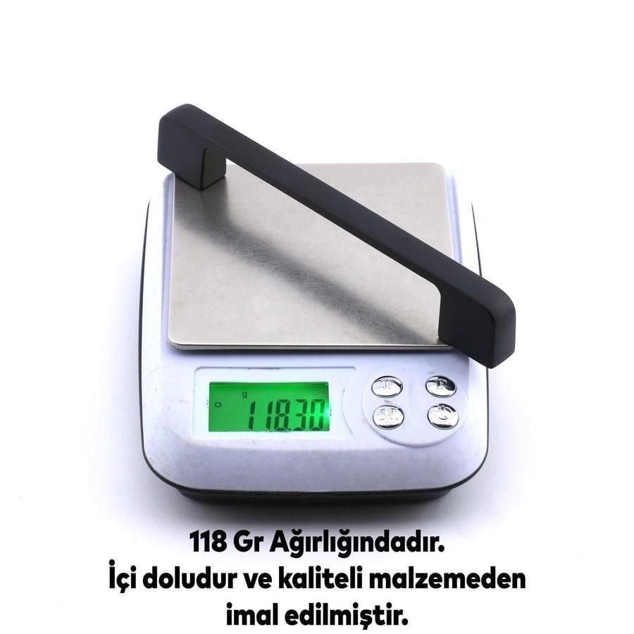Arel 128 mm Siyah Kulp Mobilya Dolap Çekmece Vestiyer Kulpları-İMZA