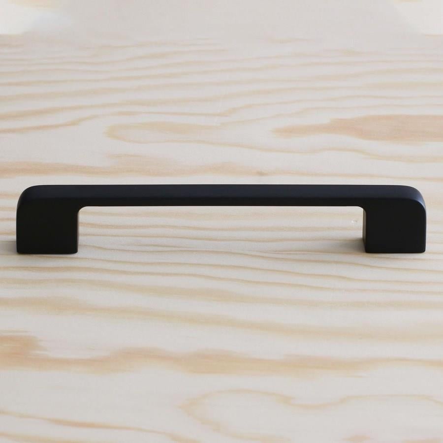 Arel 128 mm Siyah Kulp Mobilya Dolap Çekmece Vestiyer Kulpları-İMZA