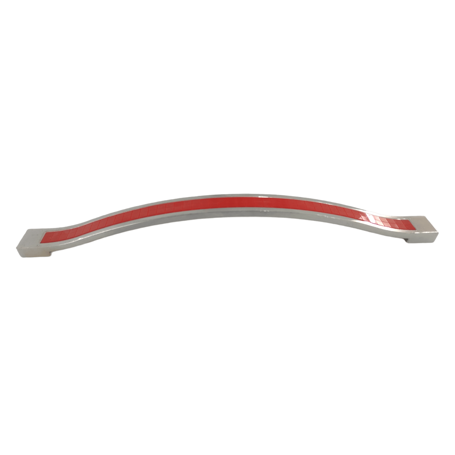 Buse 224 mm Krom Kırmızı Kulp Mobilya Dolap Çekmece Vestiyer Kulpları-ZİRVE HIRDAVAT