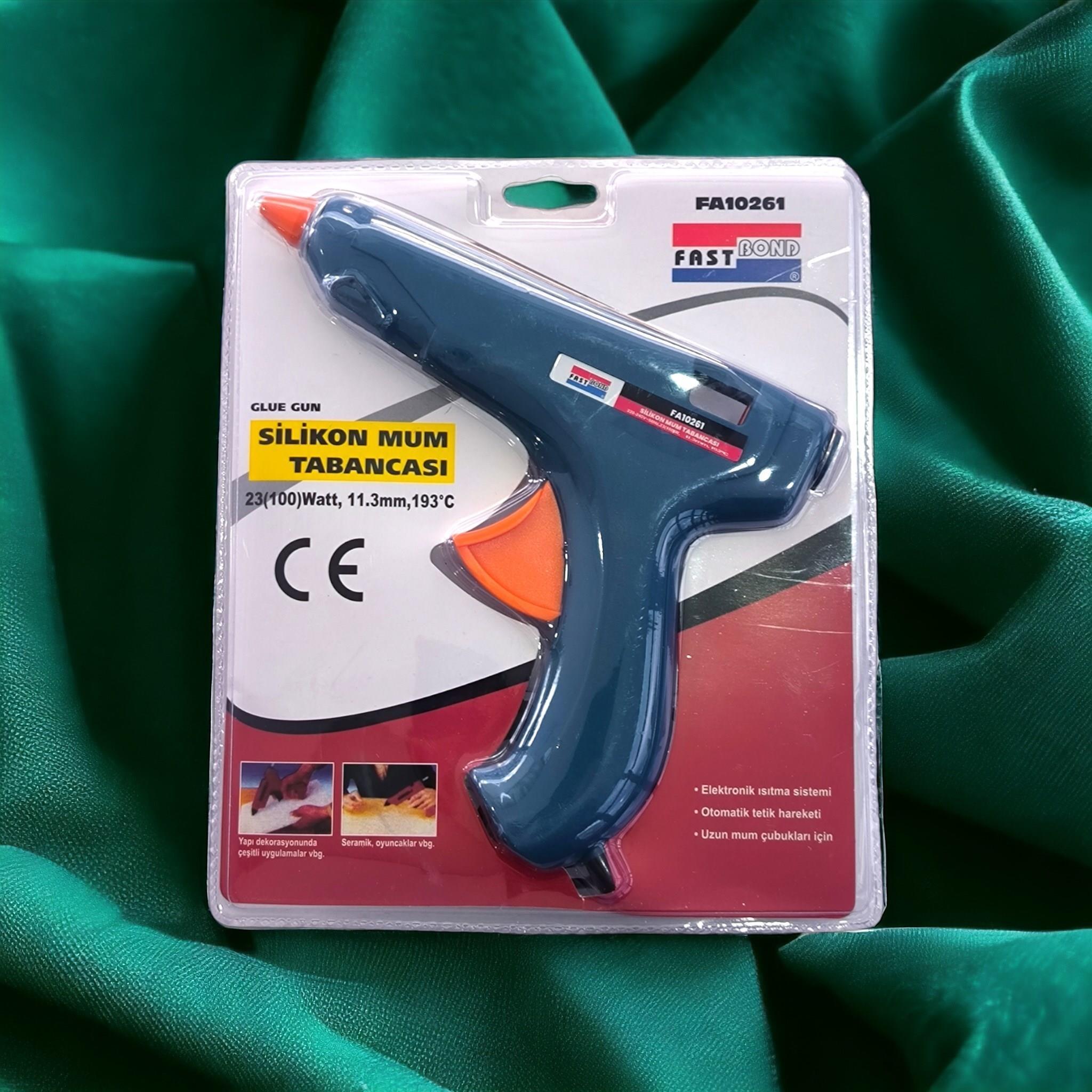 Fastbond FA-10261 Elektrikli Silikon Mum Tabancası 100 W 11.3 mm-FASTBOND