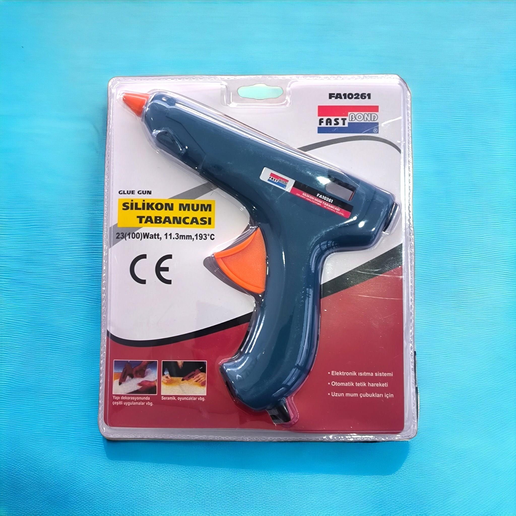 Fastbond FA-10261 Elektrikli Silikon Mum Tabancası 100 W 11.3 mm-FASTBOND