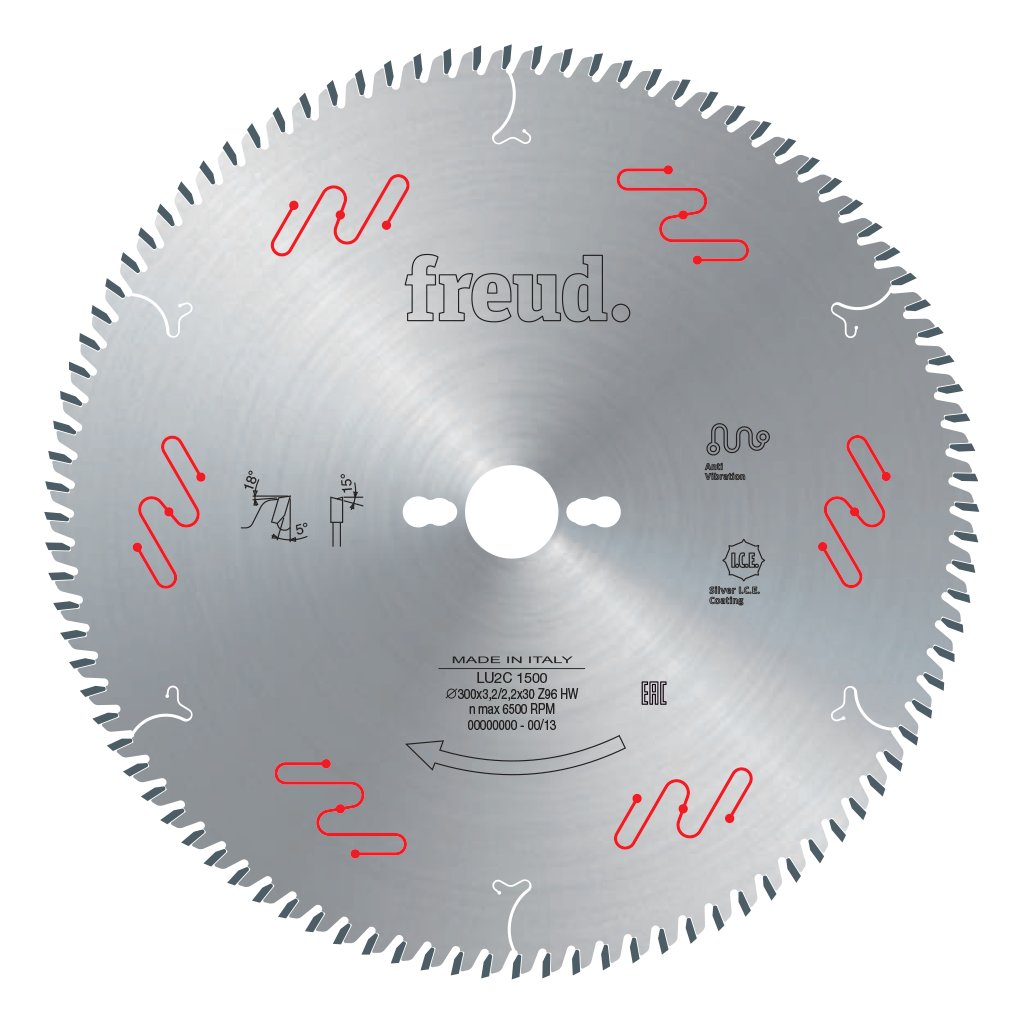 Freud 250x3,2x80 Çapraz Diş Daire Testere-FREUD