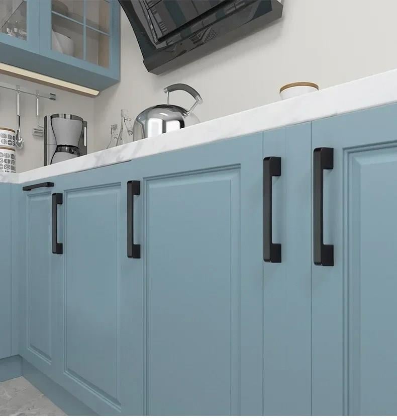 Köprü Siyah 224 mm Kulp Mobilya Dolap Çekmece Vestiyer Kulpları-ZİRVE HIRDAVAT