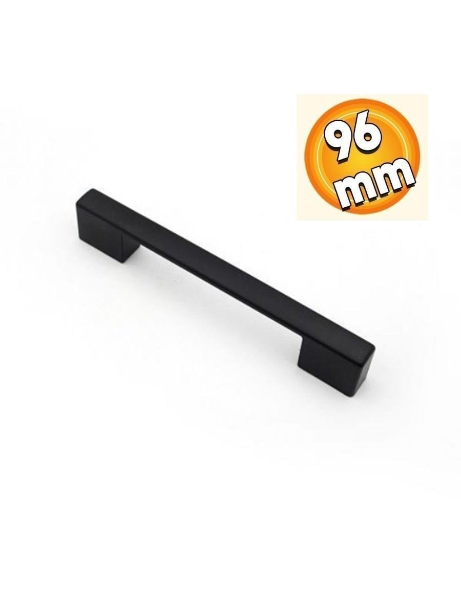 Köprü Siyah 96-128 mm Kulp Mobilya Dolap Çekmece Vestiyer Kulpları-ZİRVE HIRDAVAT