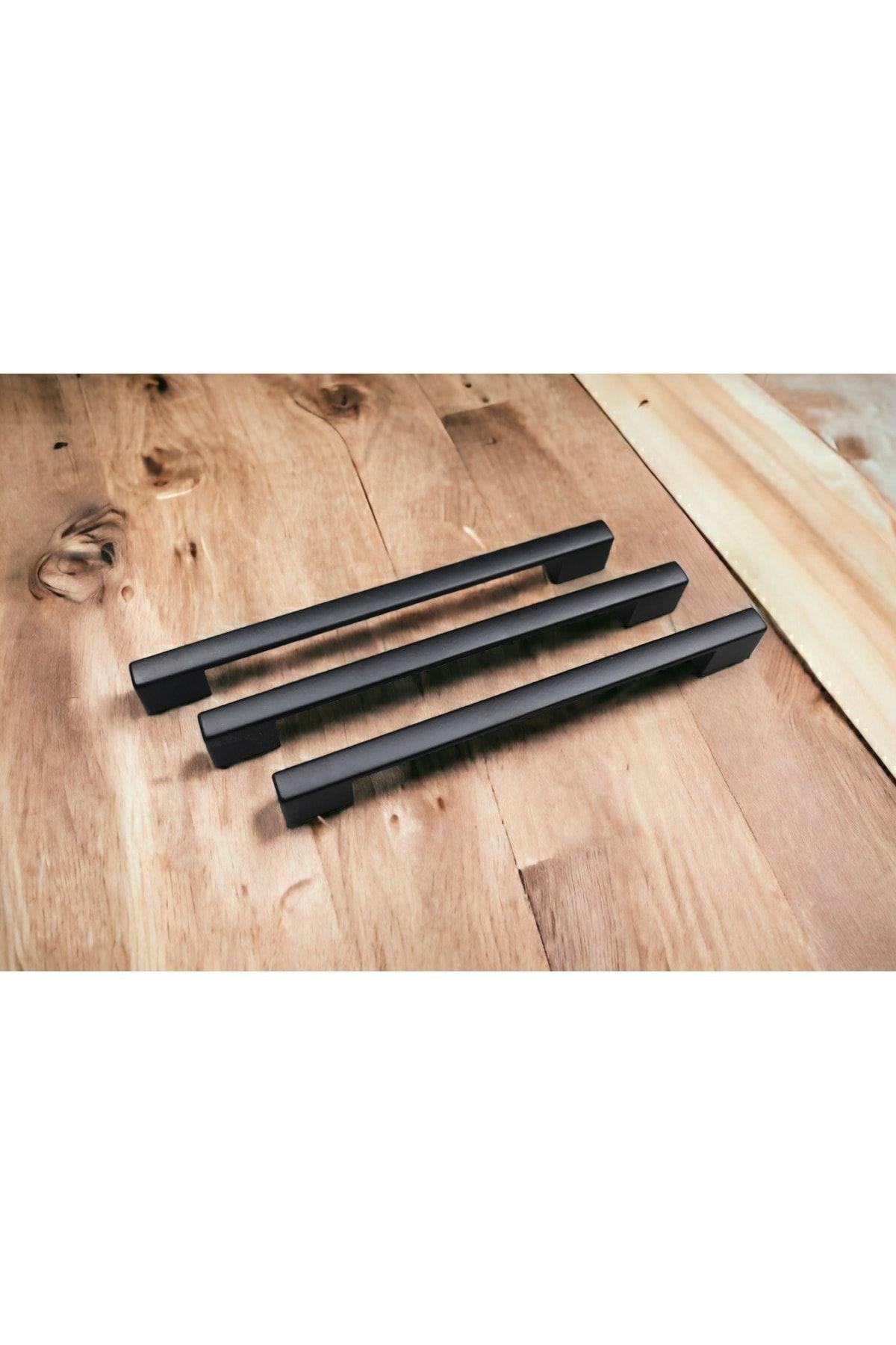Köprü Siyah 96-128 mm Kulp Mobilya Dolap Çekmece Vestiyer Kulpları-ZİRVE HIRDAVAT
