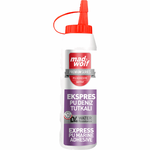 Mad Wolf Express PU Deniz Tutkalı - D4 Suya Dayanıklı, Şeffaf 500 Gr-AKPINAR
