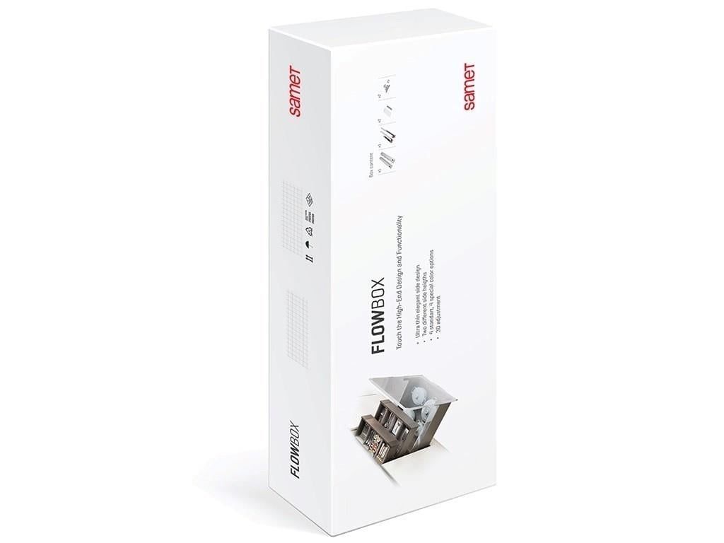 Samet Flowbox 106/18 50 cm Antrasit Frenli Çekmece | Yavaşlatıcı ve Tam Açılım Özellikli-SAMET