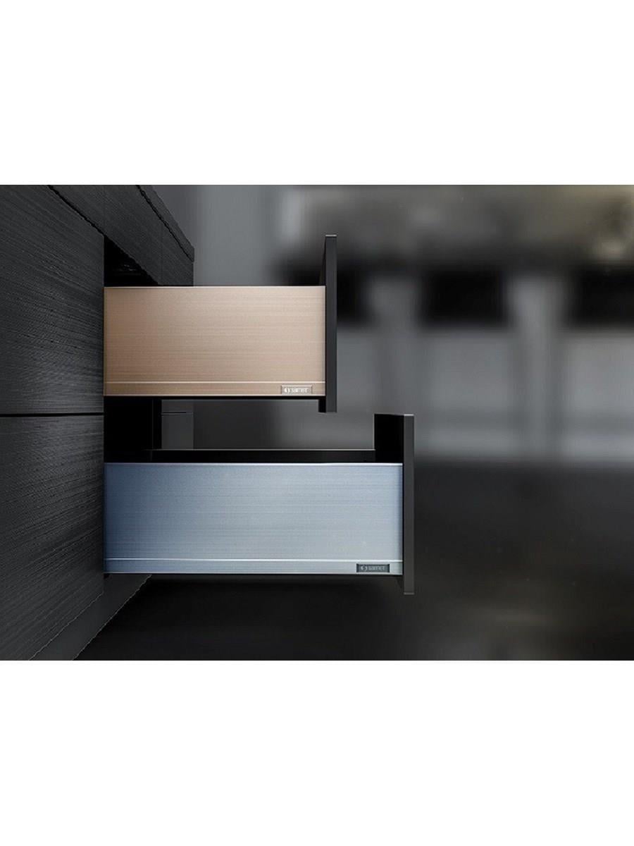 Samet Flowbox 138/18 50 cm Antrasit Frenli Çekmece | Yavaşlatıcı ve Tam Açılım Özellikli-SAMET