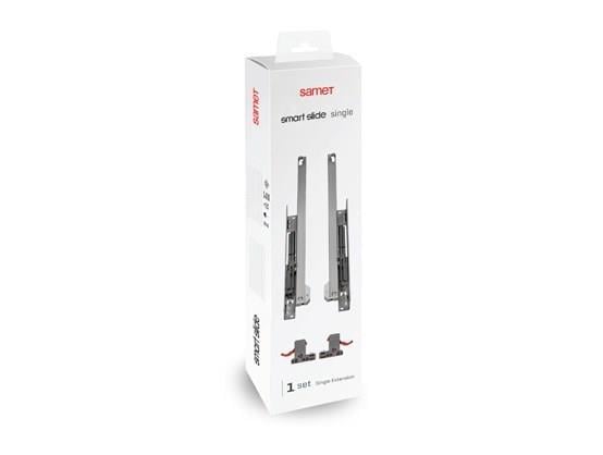 Samet Smart 30 Cm Tek Açılım Frenli Ray Çekmece Rayı Mandal Dahil-SAMET