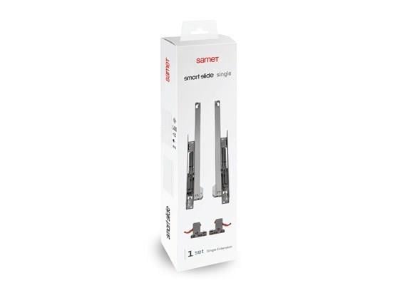 Samet Smart 35 Cm Tek Açılım Frenli Ray Çekmece Rayı Mandal Dahil-SAMET