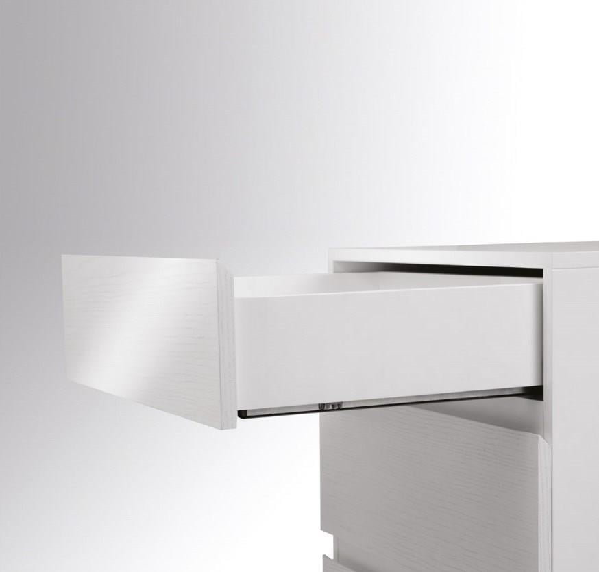 Samet Smart 60 Cm Tek Açılım Frenli Ray Çekmece Rayı Mandal Dahil-SAMET