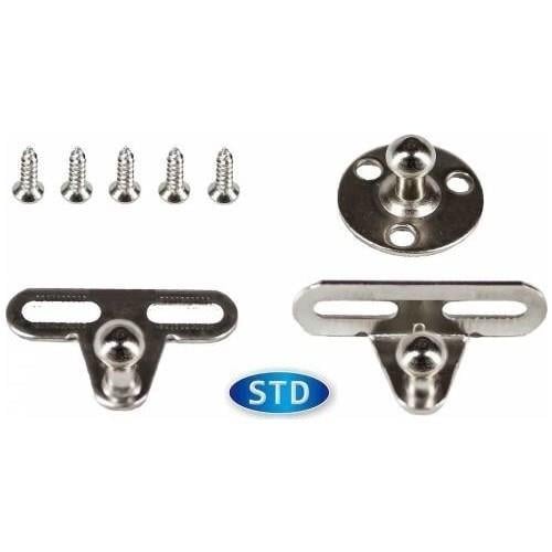 STD Dolap Amortisörü Gazlı Düşer Kapak Pistonu Ters Piston Kapak Hidroliği Gri (27 cm 100N)-STANDART CİVATA