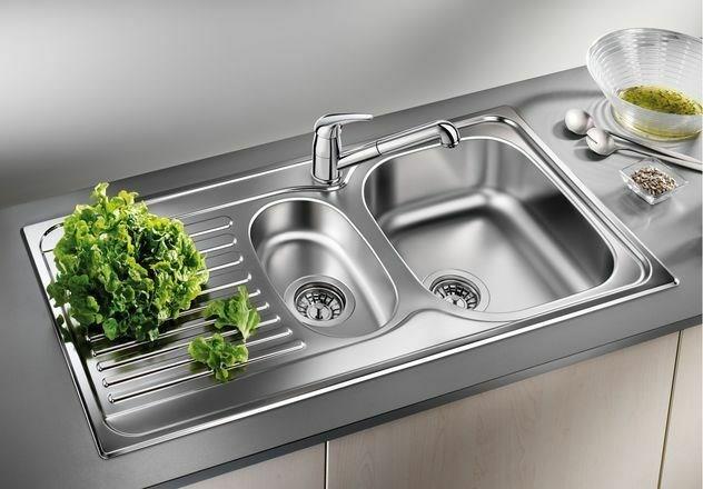 Teka Princess 60 B Çelik Krom Mikro Keten Yüzey Evye Sağ-TEKA