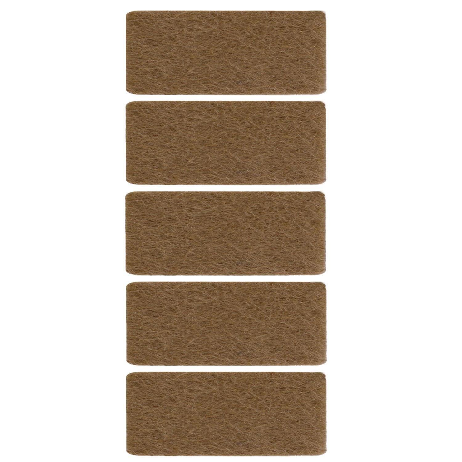 Weiss Yapışkanlı Keçe Mobilya Sandalye Masa Parke Zemin Koruyucu Kare 40 X 90 mm 5'li-weiss