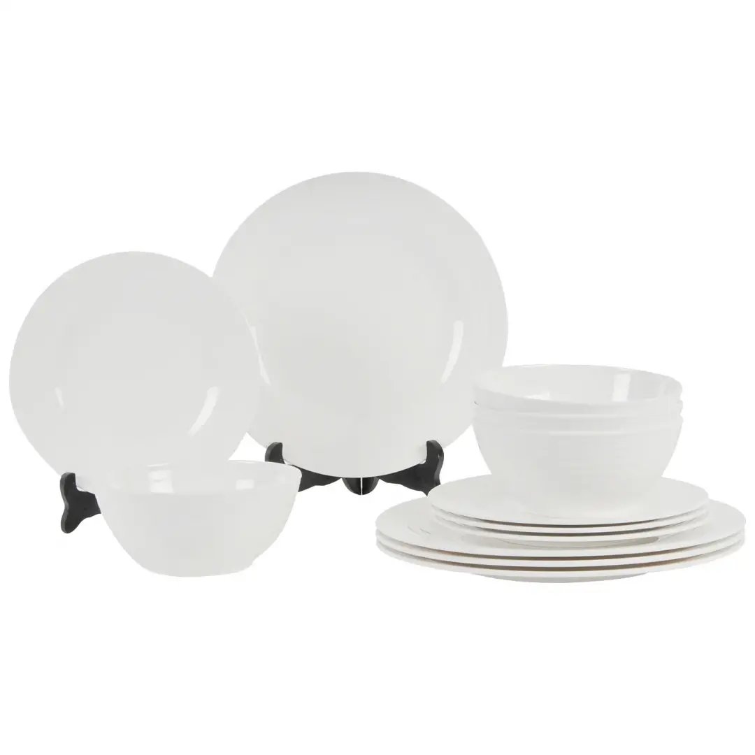 Kampa Blanco 12 Parça Melamin Yemek Takımı