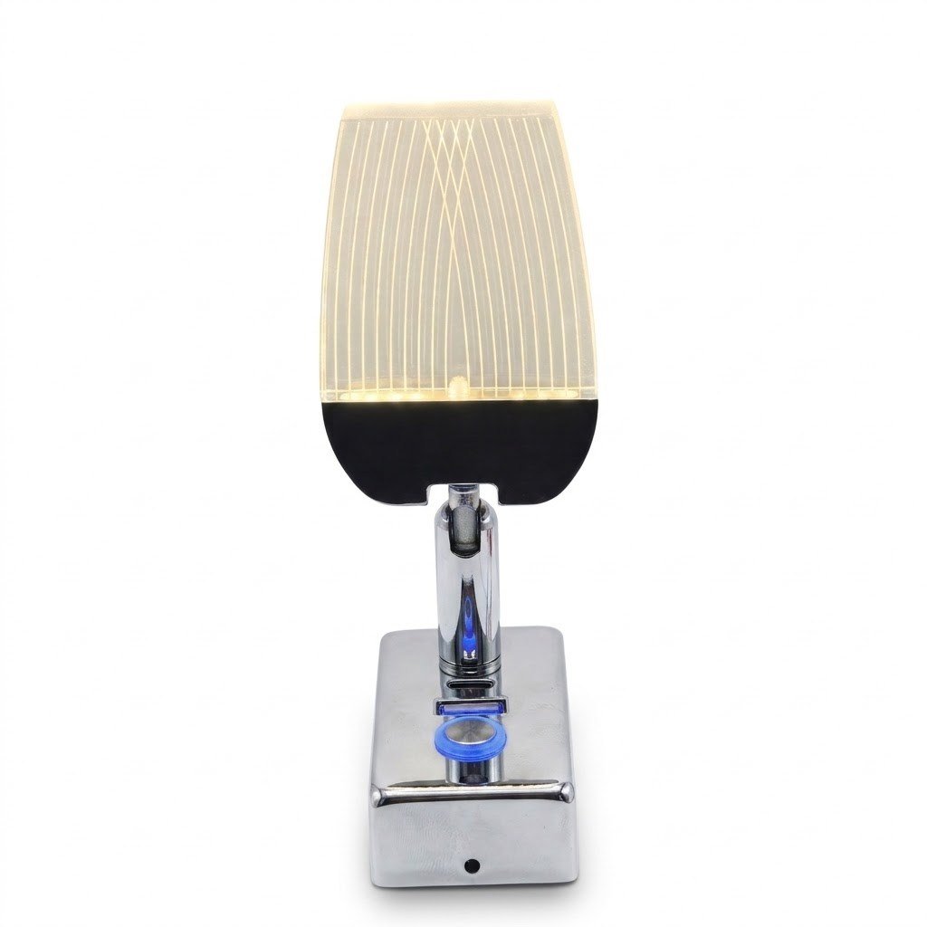 Babarvy Dokunmatik Döner Başlıklı Okuma Lambası (Silver)-Okuma Lambaları-BAB.RLTA012