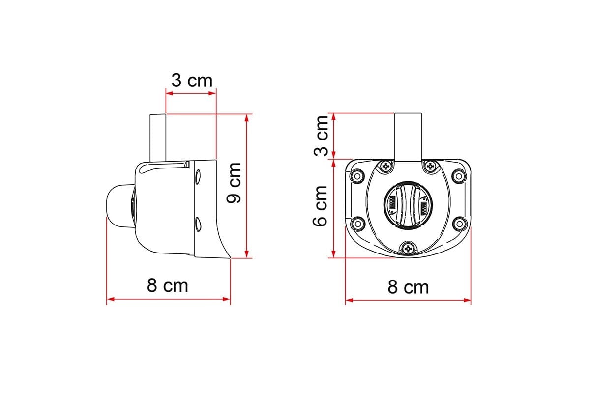 Fiamma Güvenli Kapı İçi - Safe Door Guardian (09/2019 Sonrası Ducato-Boxer-Jumper Uyumlu)-Kilit-FIA.05388-07-