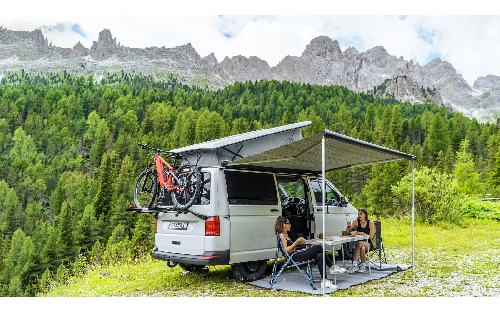 Fiamma Tente F43 Van 300 (Siyah)-Duvar Tipi Tente-FIA.08833B02R