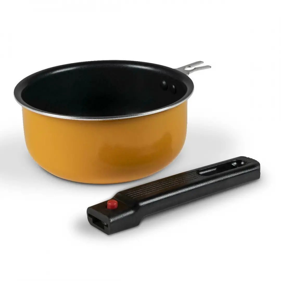 Kampa 14cm x 7cm Sarı Çıkabilir Saplı Kamp Tenceresi-Kamp Aksesuarları-DOM.9120001370