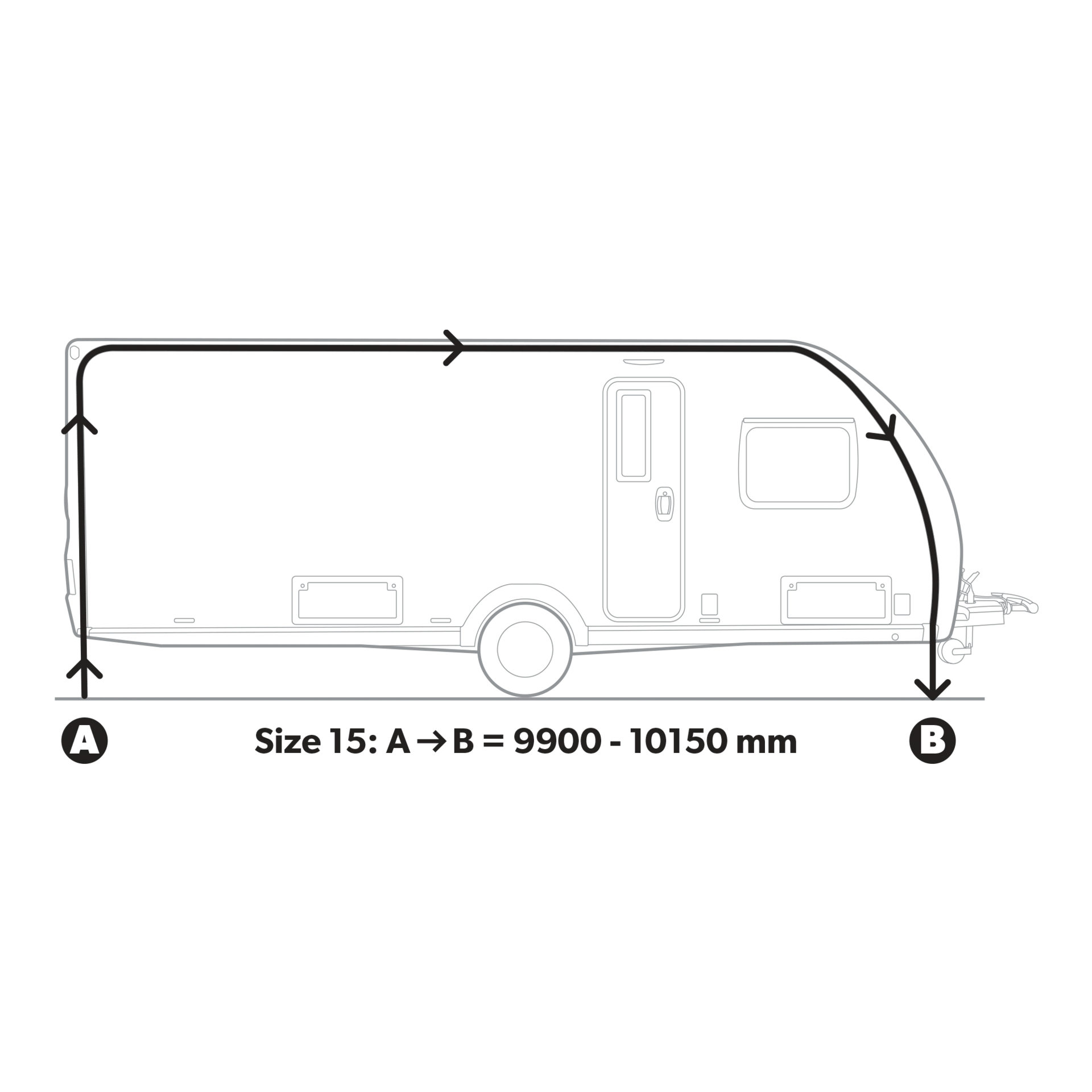 Kampa Residence AIR Tour 15 Şişme Tam Kapama Karavan Çadırı-Kamp Çadırları-DOC.9120002316