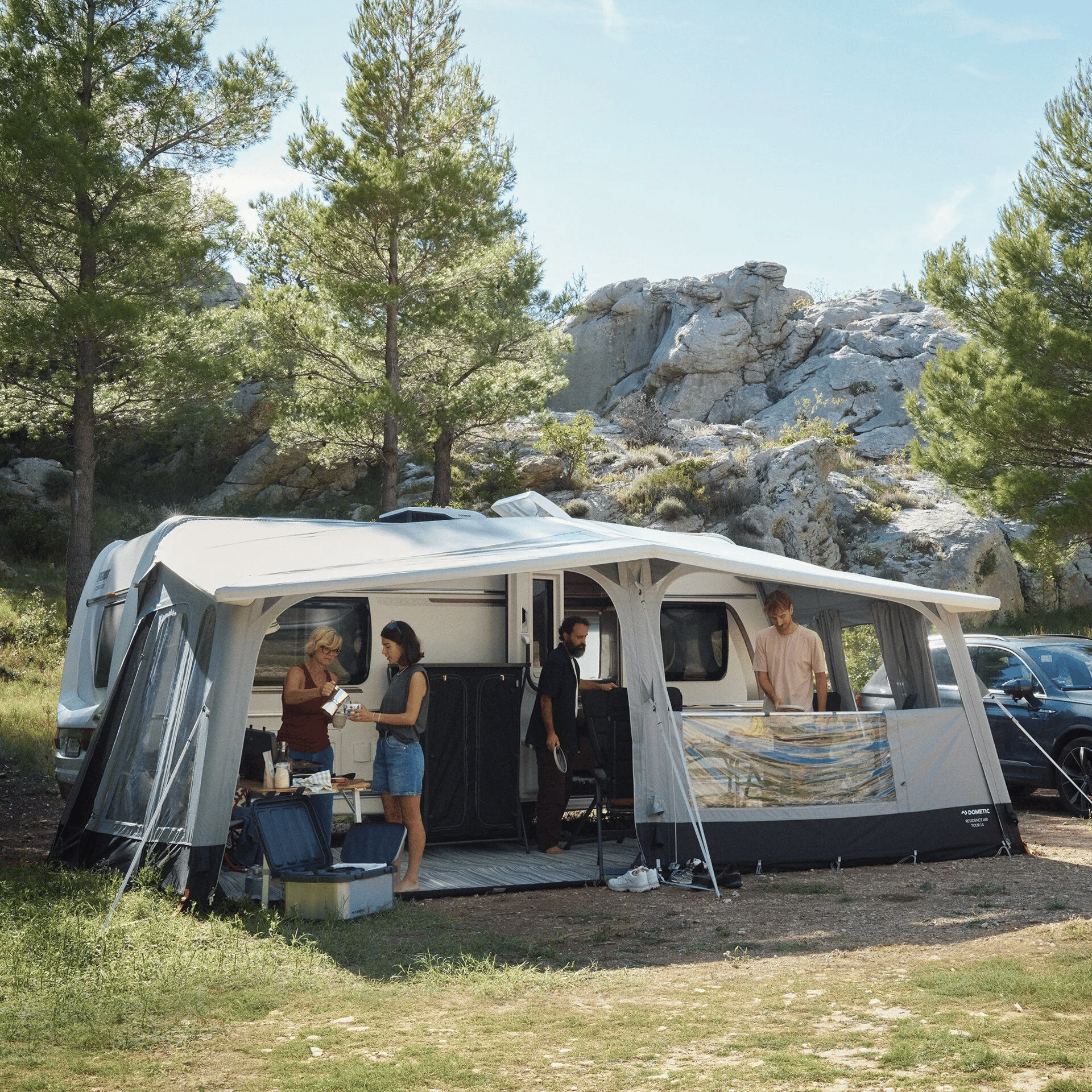 Kampa Residence AIR Tour 15 Şişme Tam Kapama Karavan Çadırı-Kamp Çadırları-DOC.9120002316