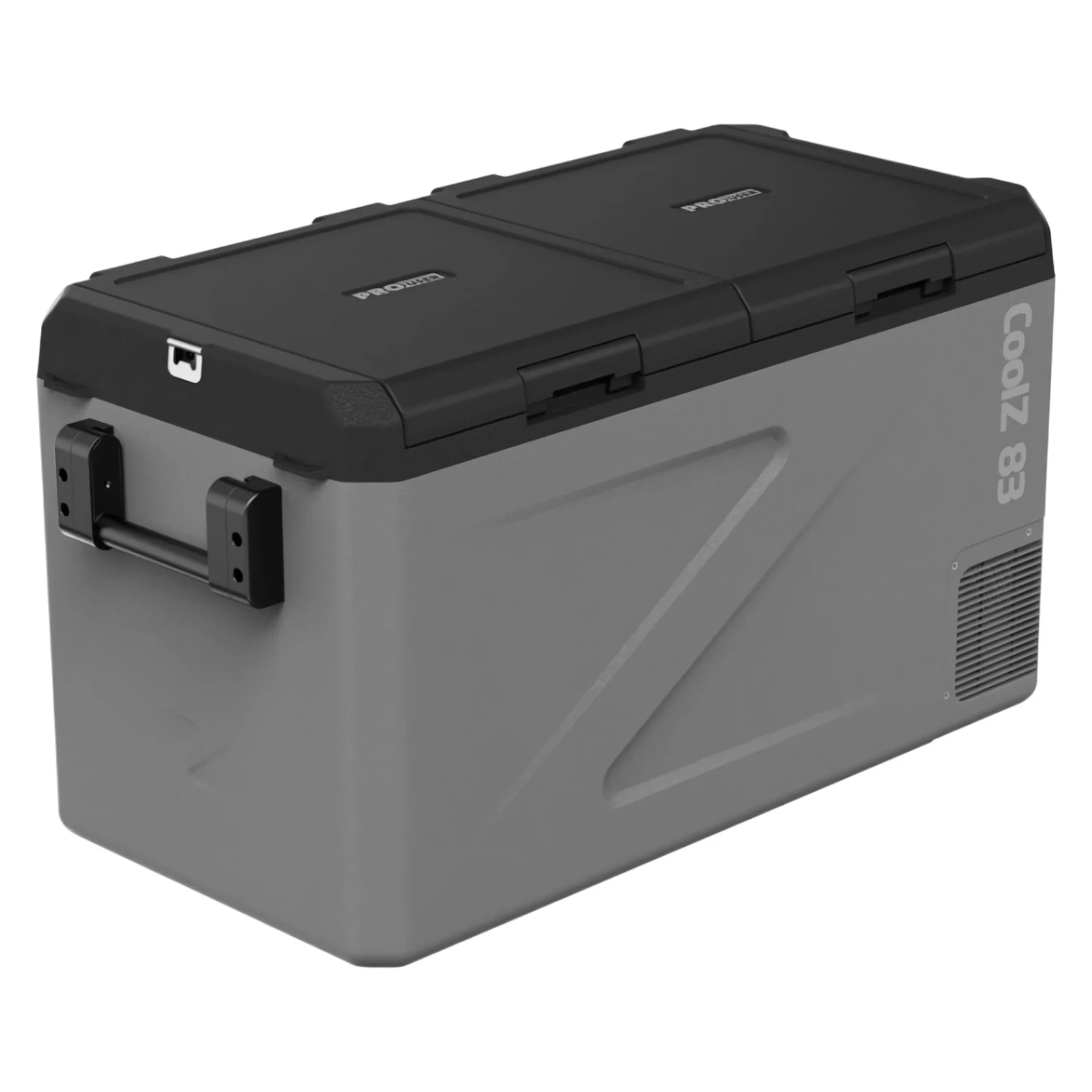 Tradekar CoolZ 83 83L 12/24/230V -20°C Çift Bölmeli Kompresörlü Taşınabilir Buzdolabı-Buzdolapları-TRD-CoolZ83