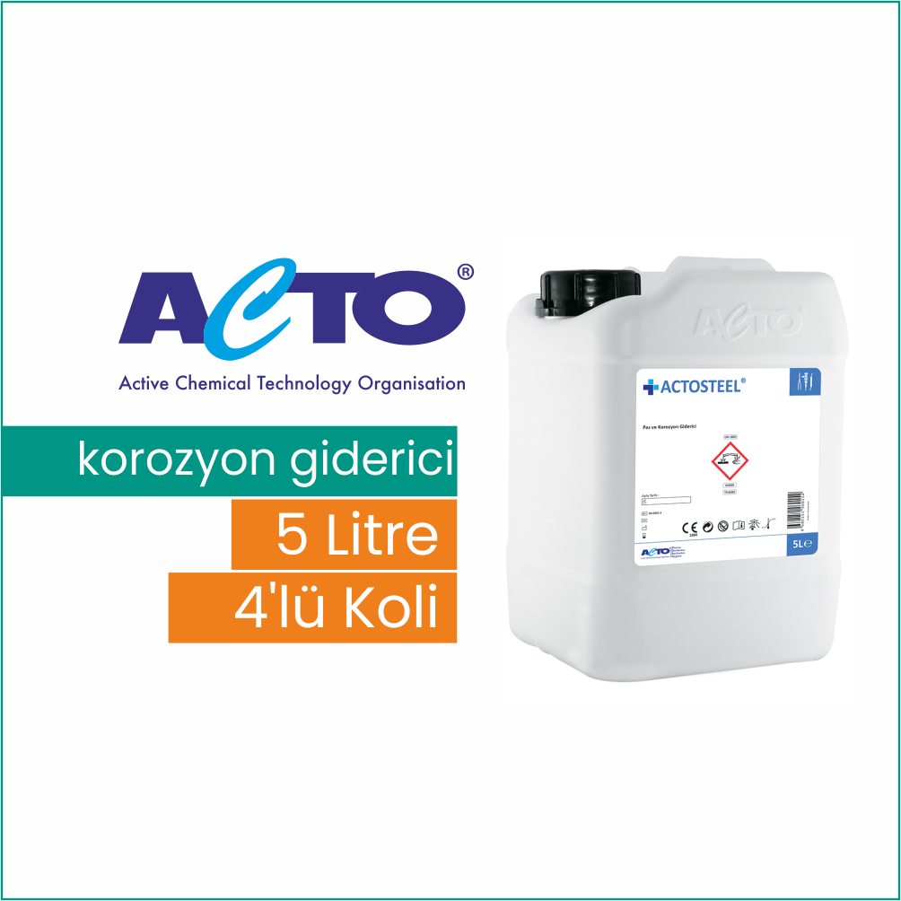 ACTO Actosteel 4'lü Koli / Pas ve Korozyon Giderici
