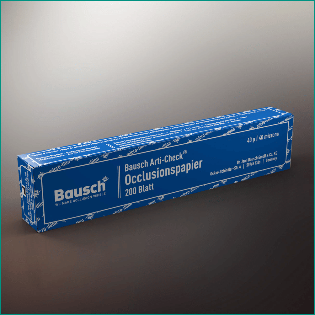 Bausch Artikülasyon Kağıdı I Form - Mavi 200'lük 
