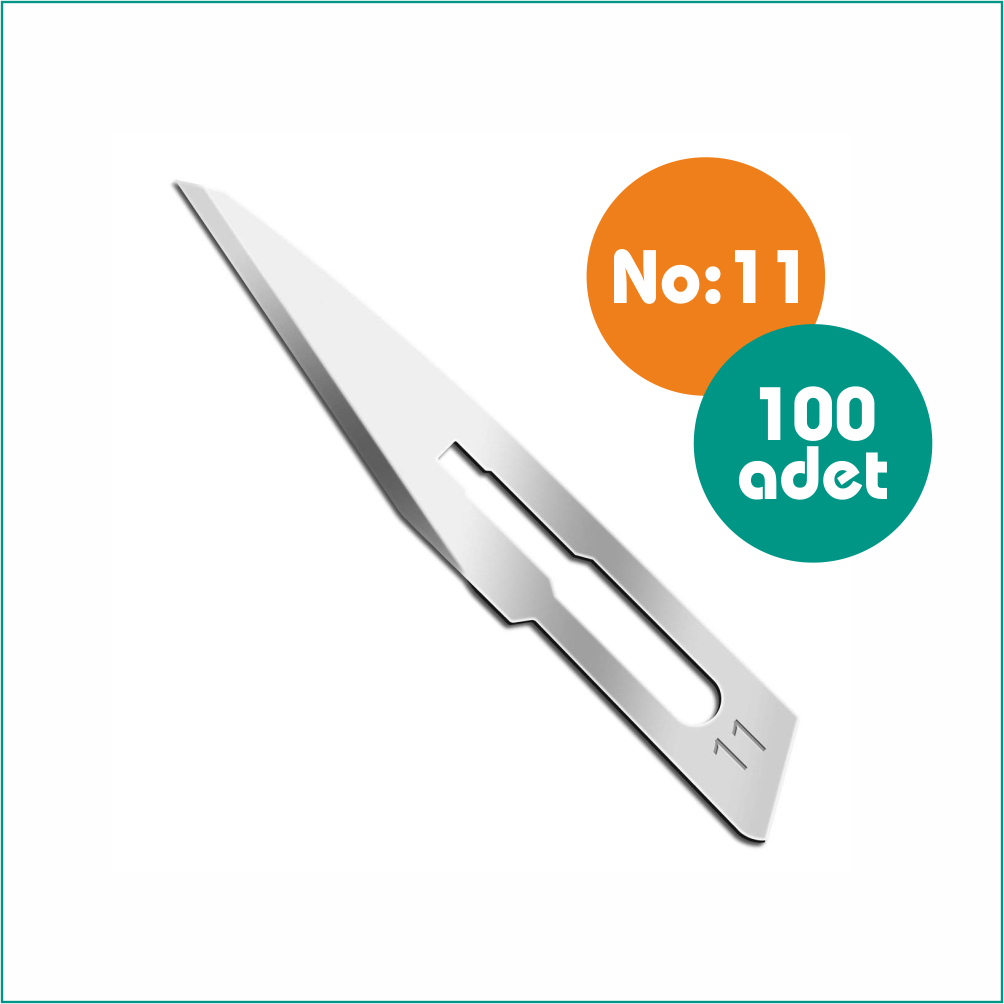 Beybi Bistüri Ucu No:11 - 100 Adet  