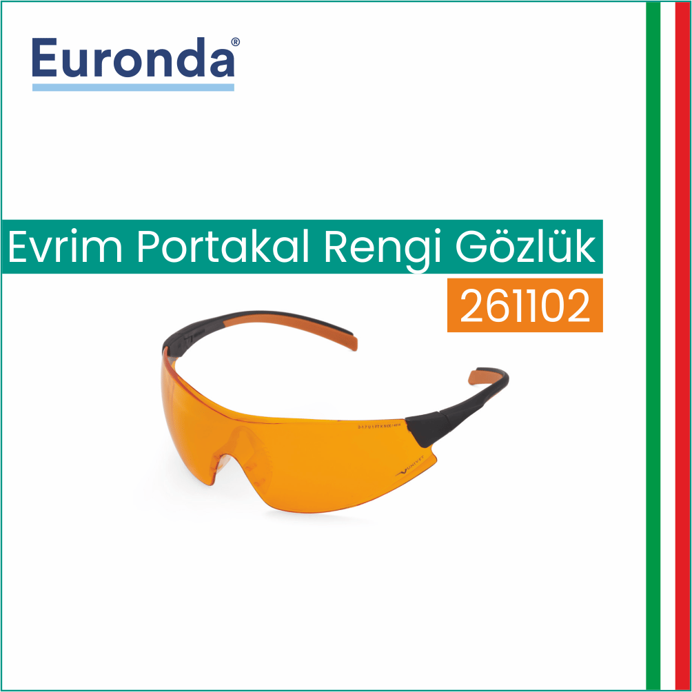 EURONDA Evrim Portakal Rengi Gözlükler / 261102