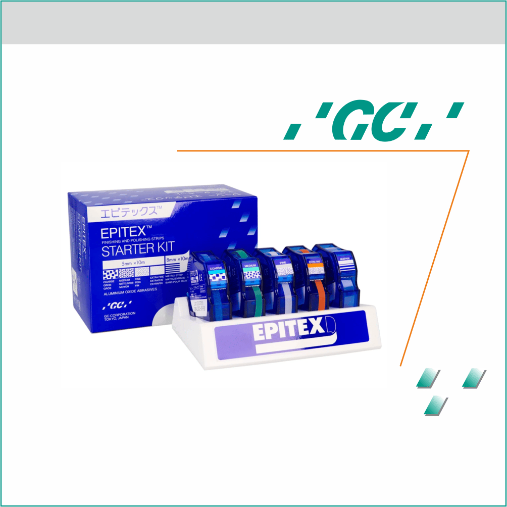 GC DENTAL Epitex Strip Starter Kit - Bitirme ve Parlatma Şeritleri