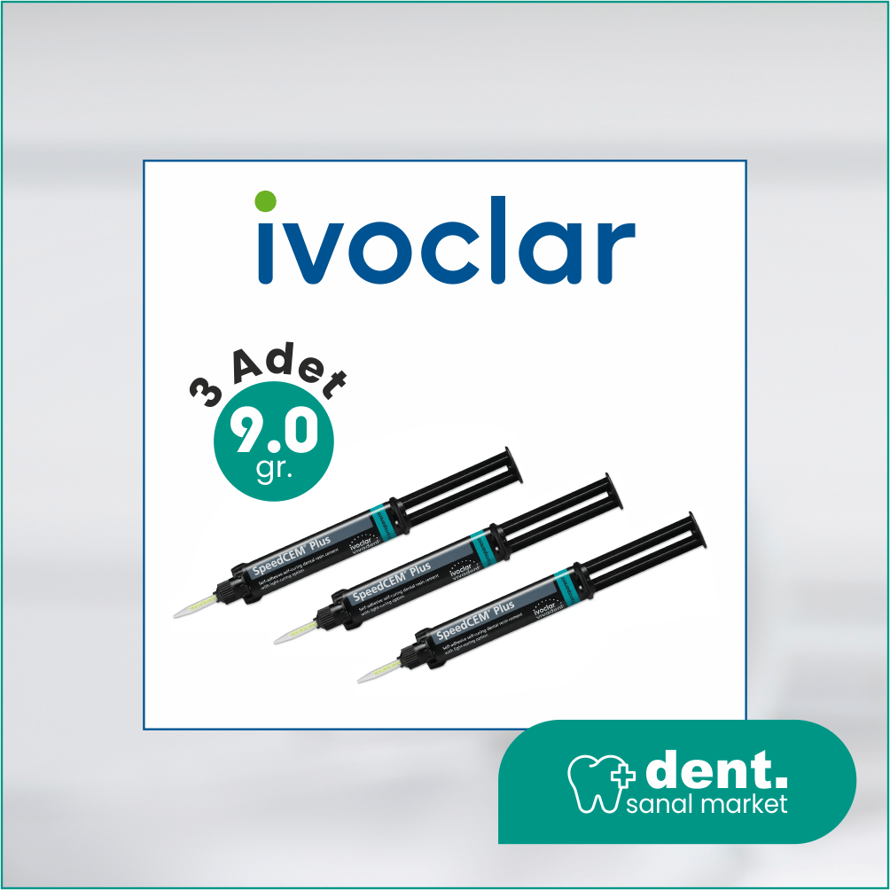 IVOCLAR SpeedCem Plus 3x 9gr. / Self Adhezive Rezin Siman